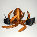 Articulated Steampunk Octopus with Shipwreck