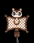 🐿️ Articulated Flying Squirrel Keychain 🐿️