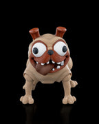 Articulated Pug 3D printed toy by 3DPRINTSWA featuring a playful expressive dog figure from the Articulated Animals collection for fidgeting or display