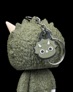 Trixi 3D printed triceratops skeleton keychain with textured dinosaur skin and face charm by 3DPRINTSWA for Keychains Animals and collectible toy fans